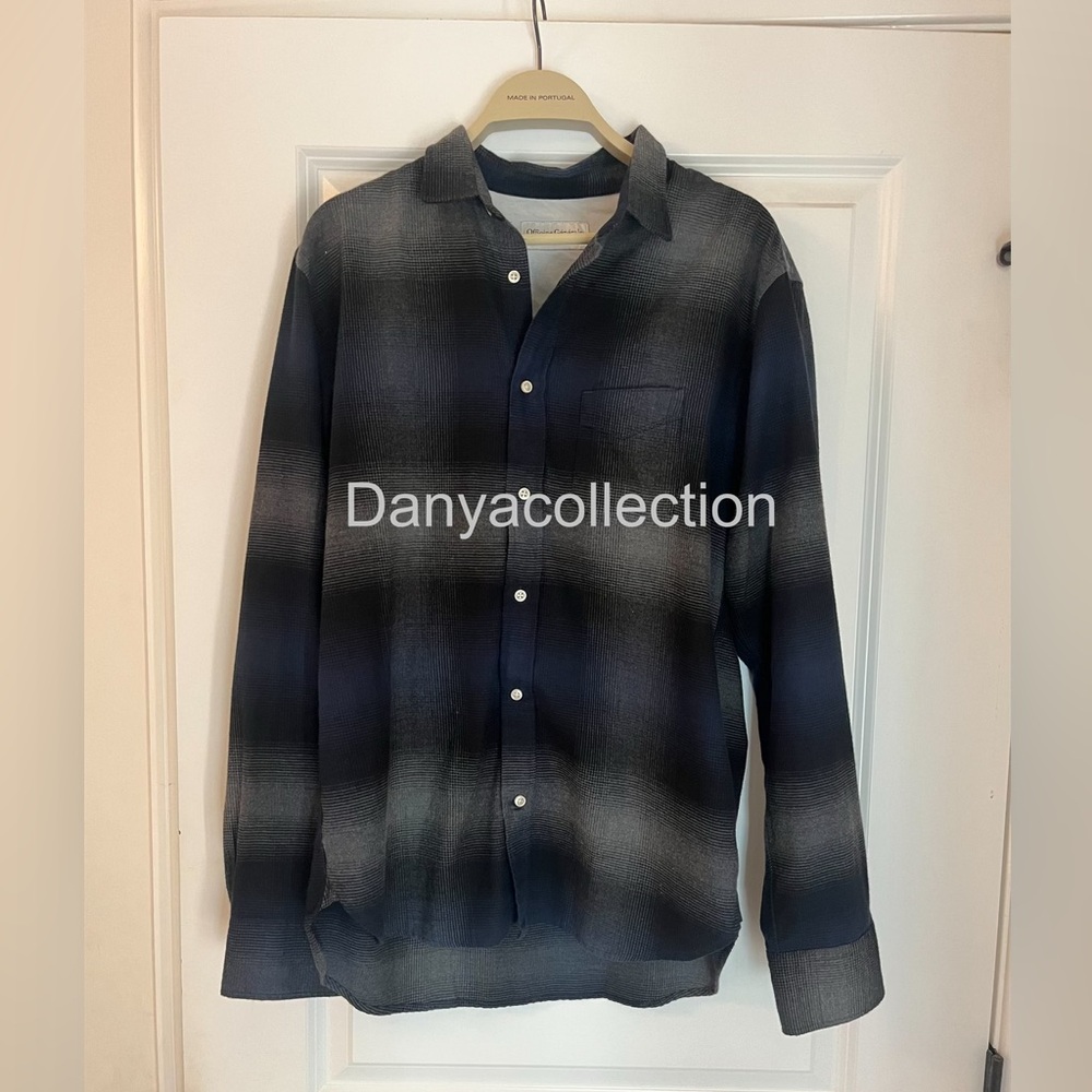 Officine Generale Large Slim Fit Shirt